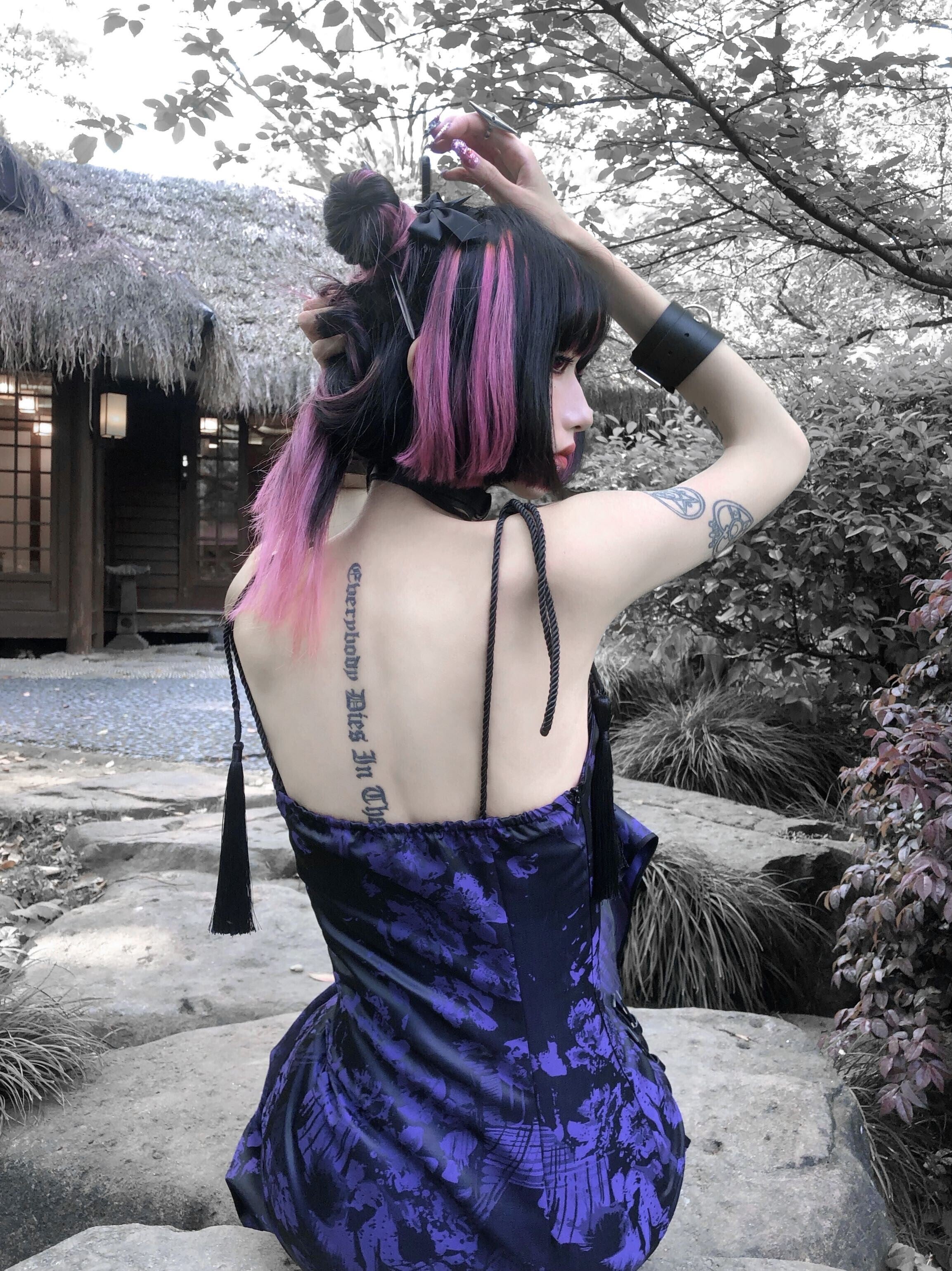Ninja Style Gothic Dress