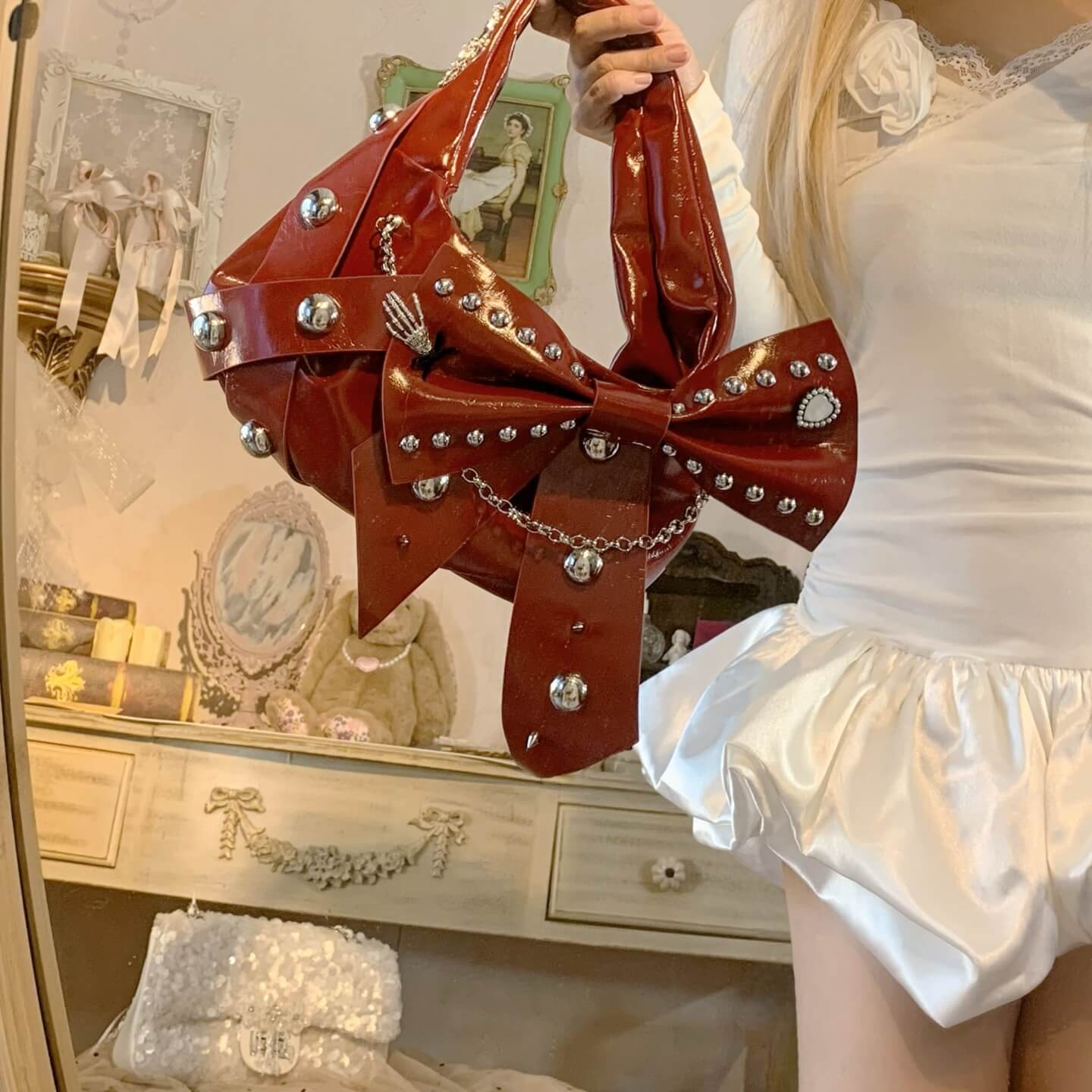 Lolita Y2K Punk Chain Shoulder Bag LE8005