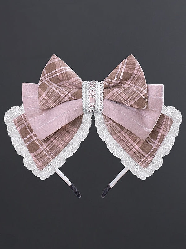 Cocoa Mousse Maiden Lolita Fitted Waist Tiered‑Hem OP Dress