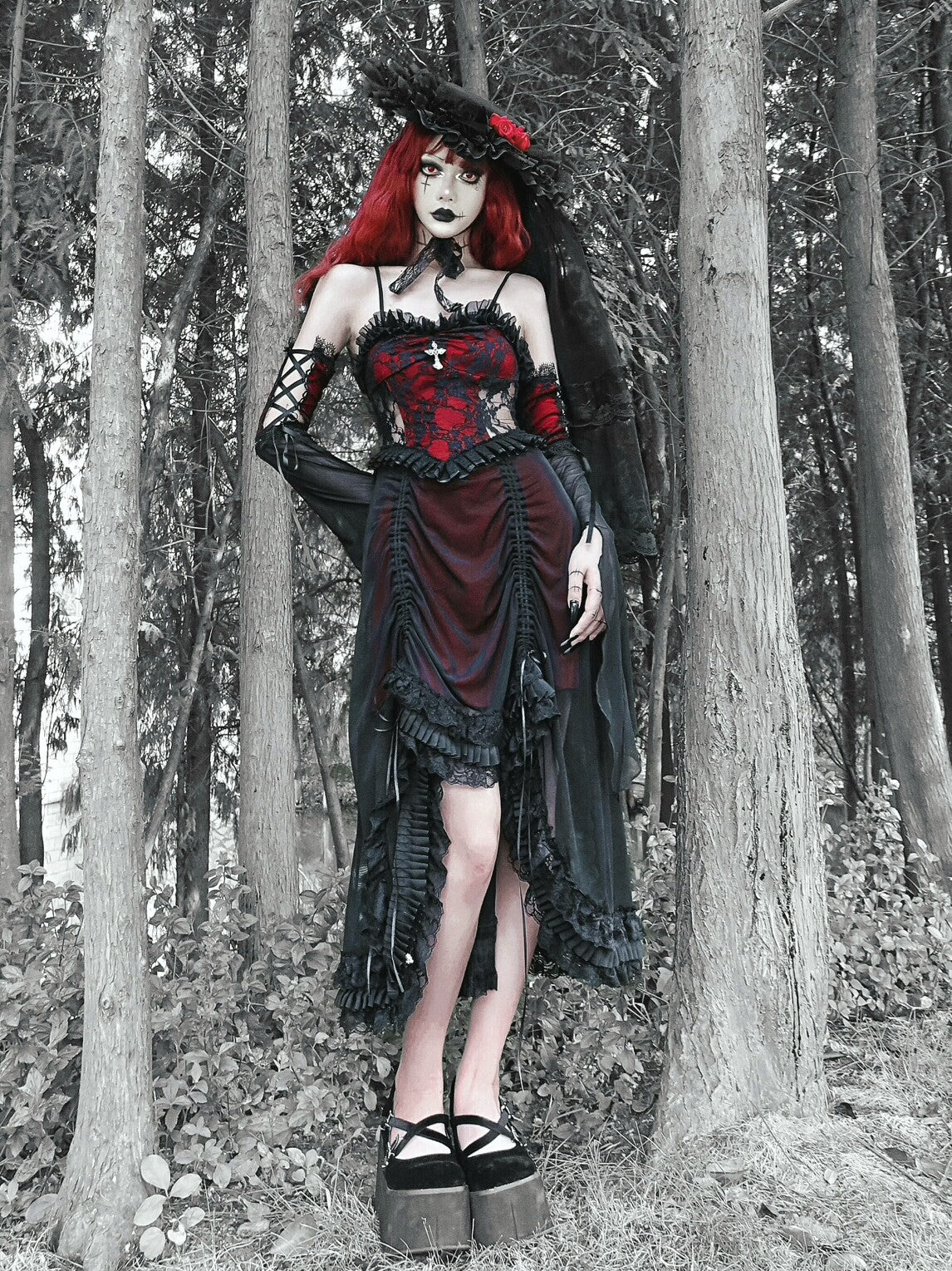 Night Visit Vampire Gothic Dress