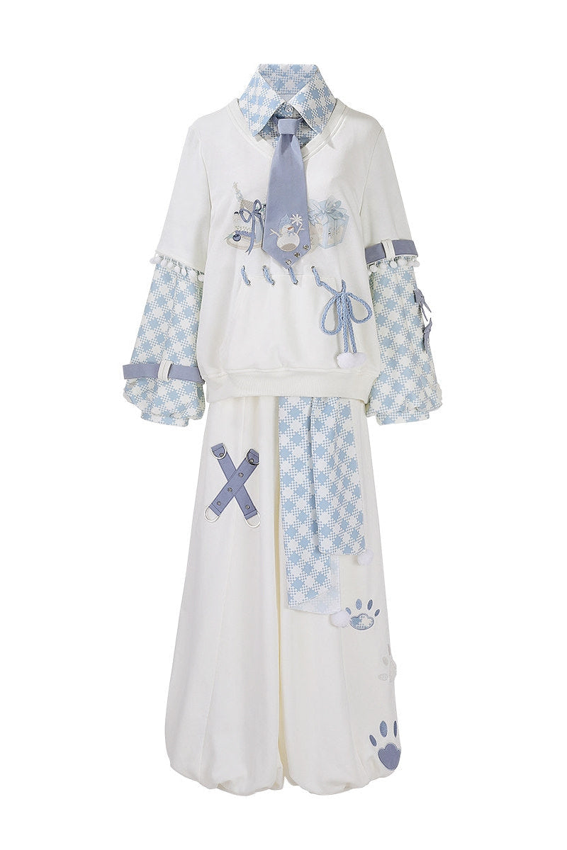 Snowball Game Top & Pants Set
