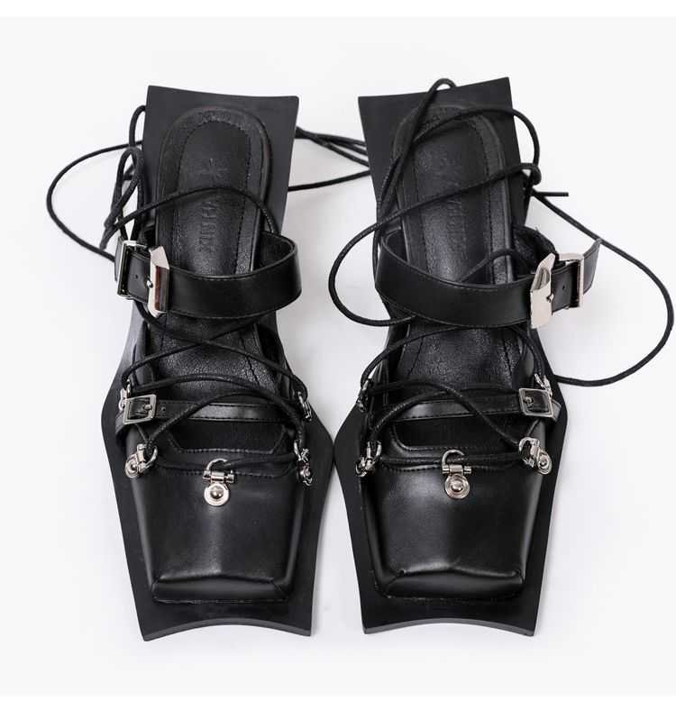 Lolita punk dark style high heels LE5025