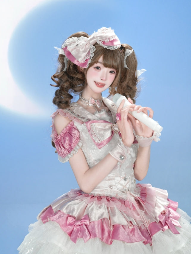 Morning Star Magical Girl Lolita Idol Costume Outfit Set