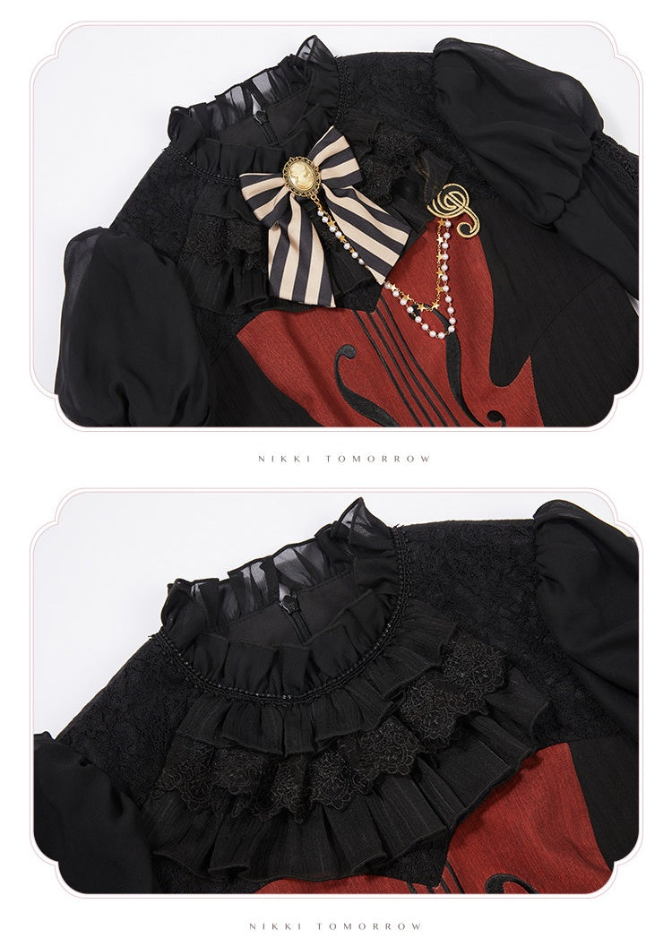 Aria on the G String Lolita Printed OP Dress