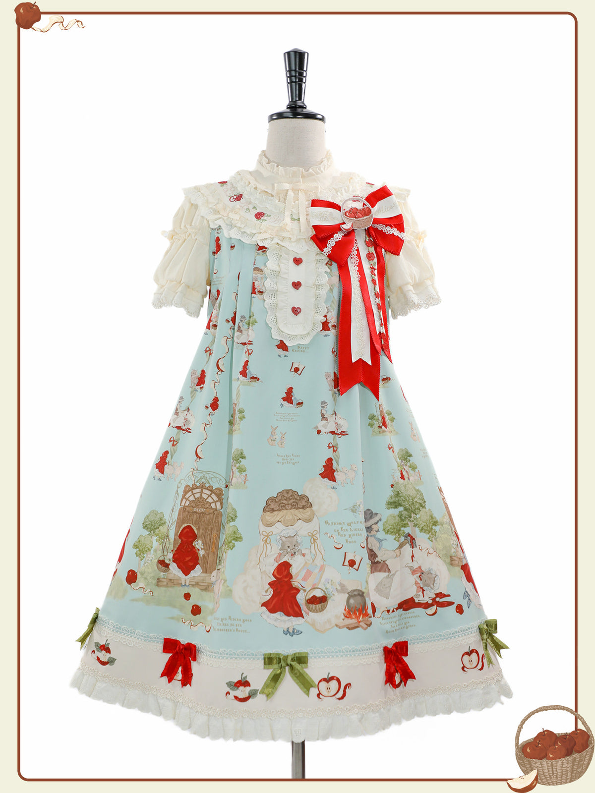 Little Red Riding Hood Original Fairy Tale Style Lolita A-Line JSK Dress