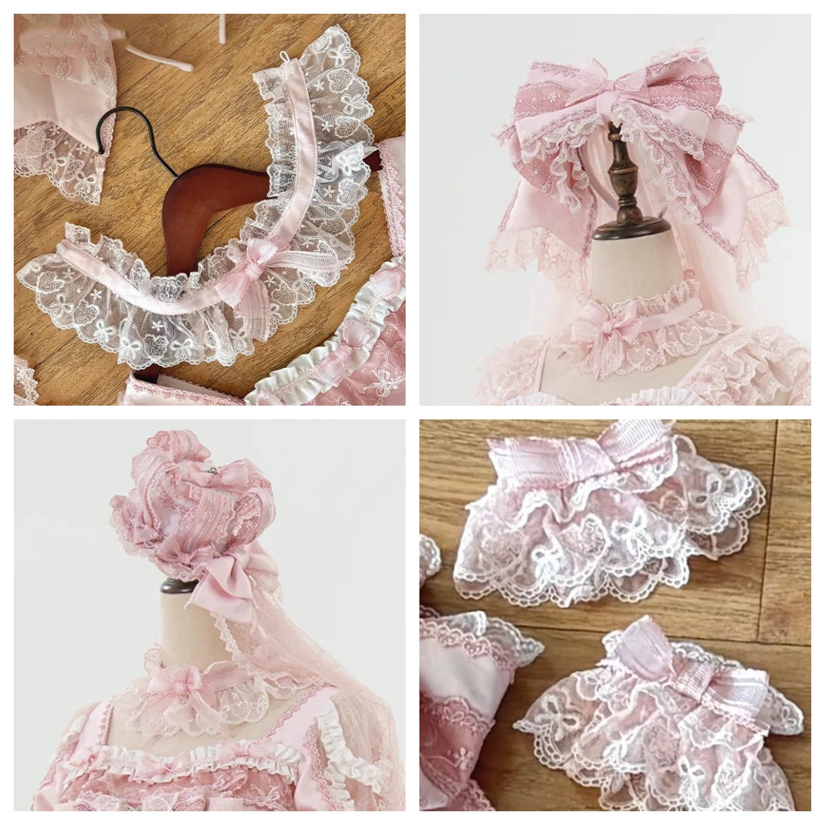 Beloved Swan Gorgeous Sweet Pink Lolita JSK & OP Dress