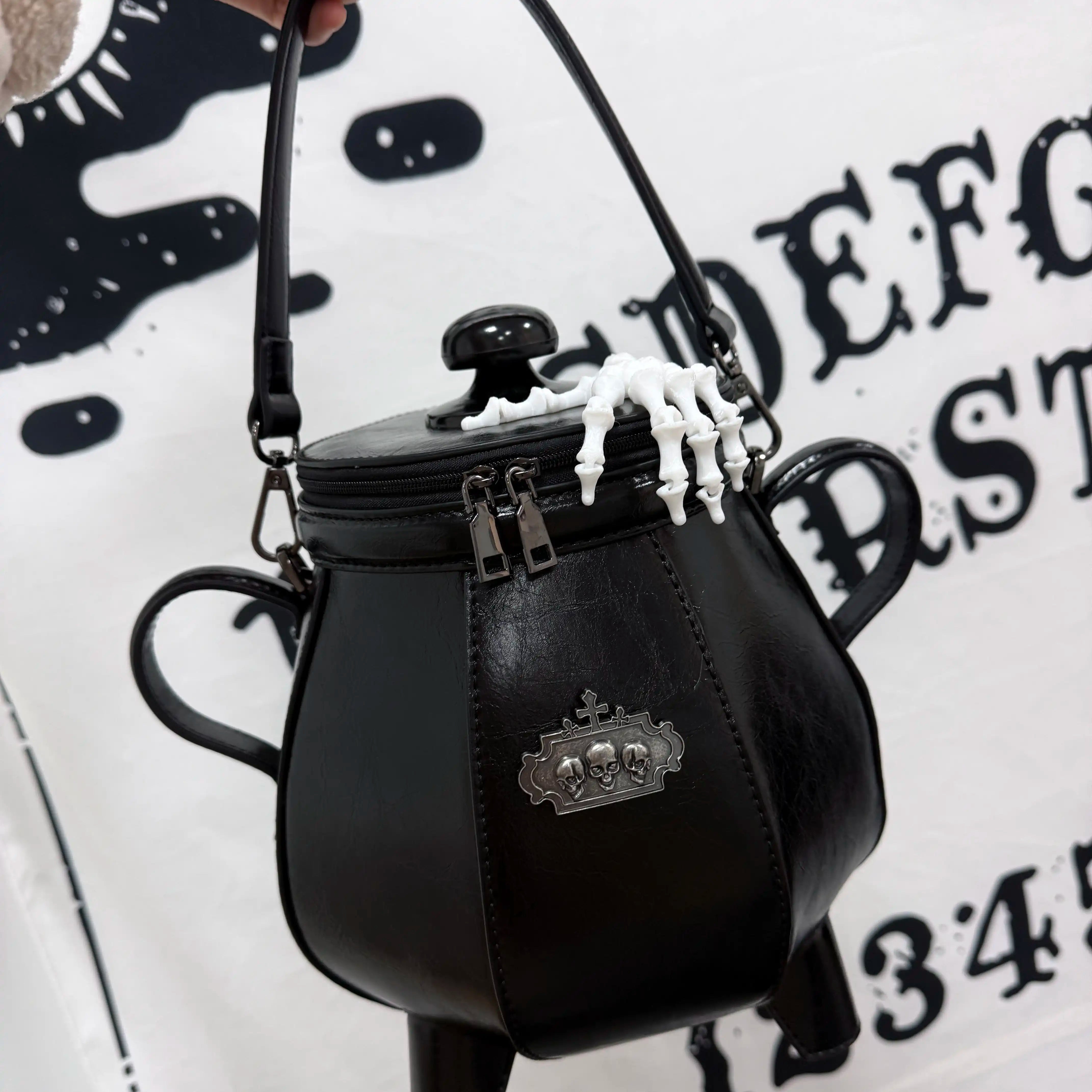 Cauldron Shaped Bag Gothic Irregular Lolita Handbag & Crossbody Bag