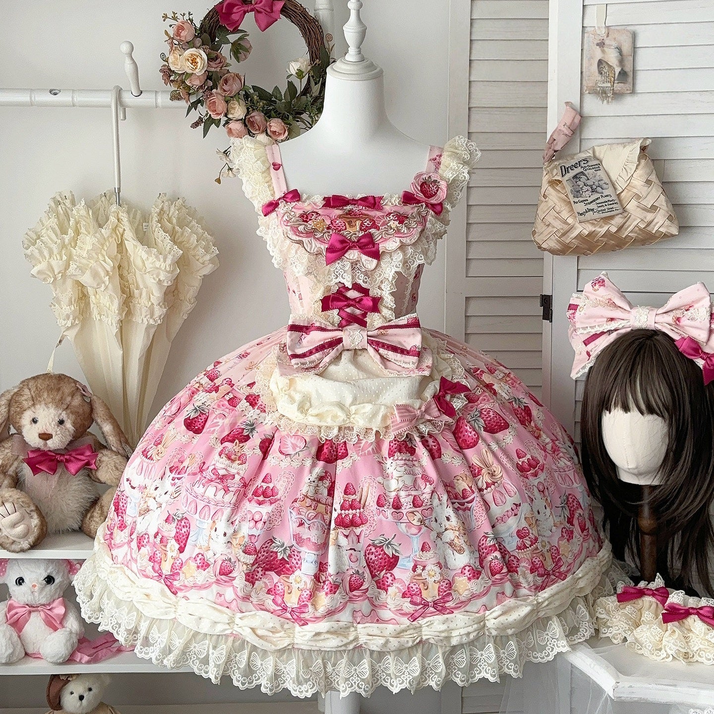 Buffy Bunny Lolita Pink JSK Dress