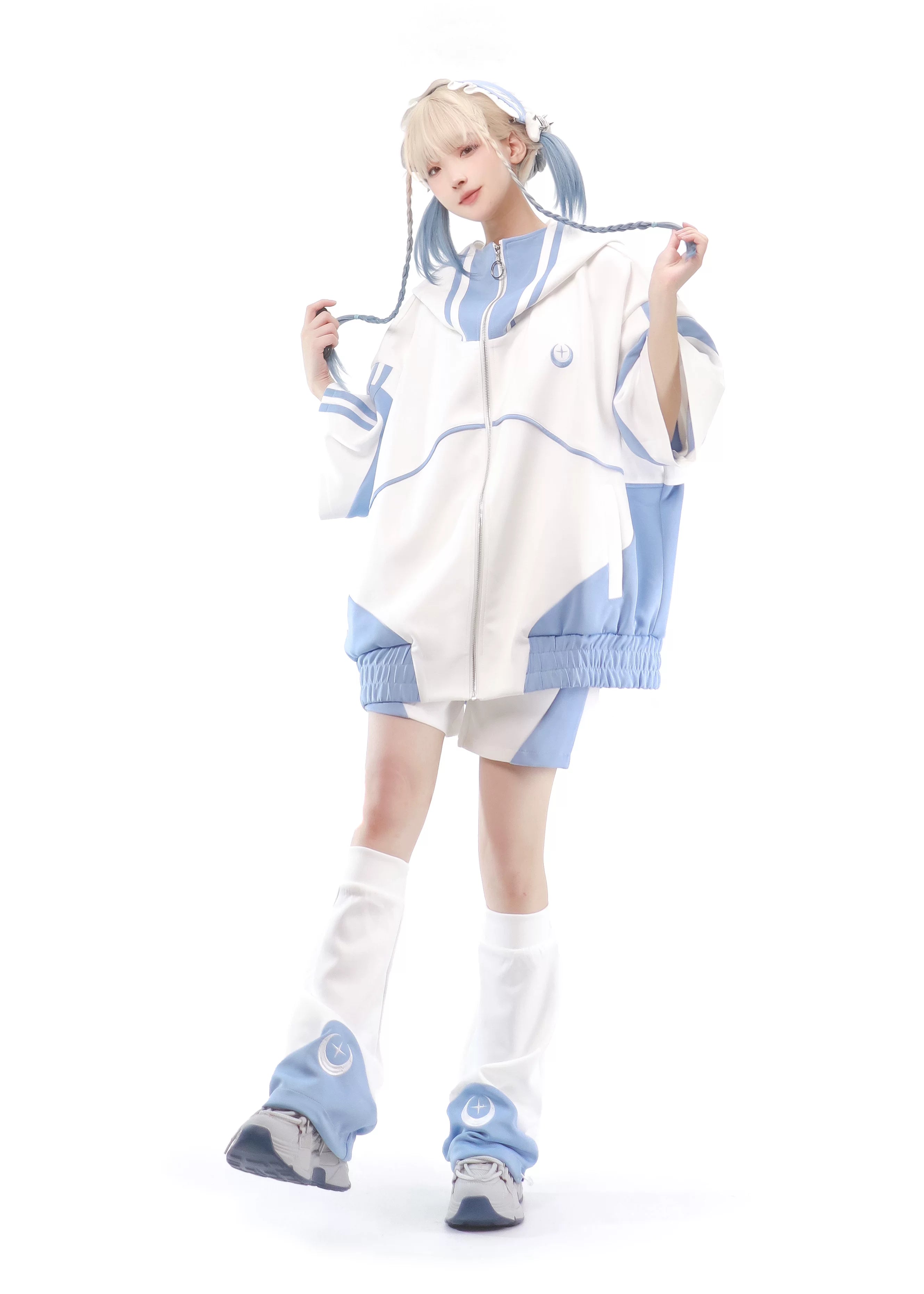 Star Signal Anime Techwear Short-Sleeve Set with Accessories
