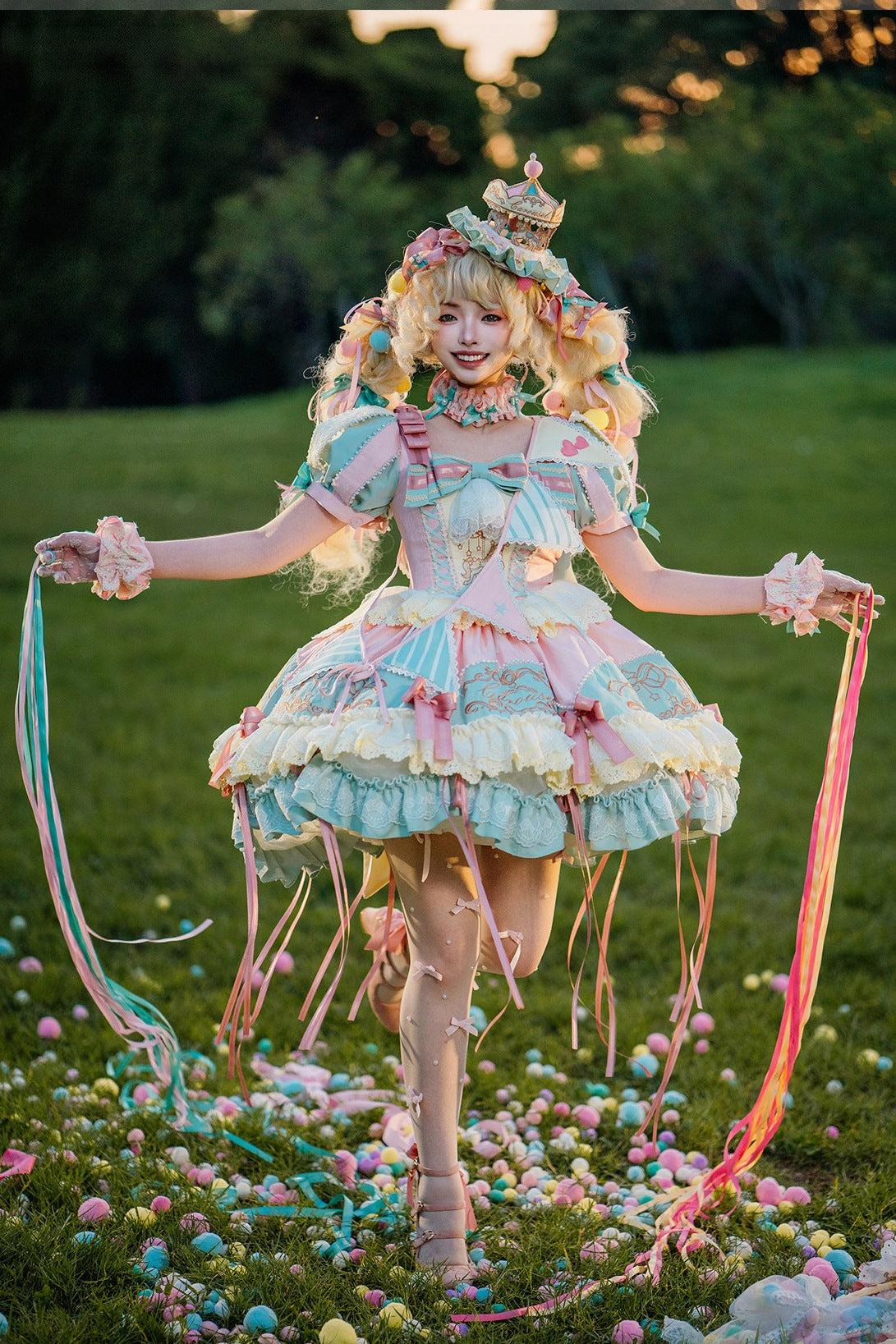 Dreamland Sweet Princess Light-Up Lolita OP Dress