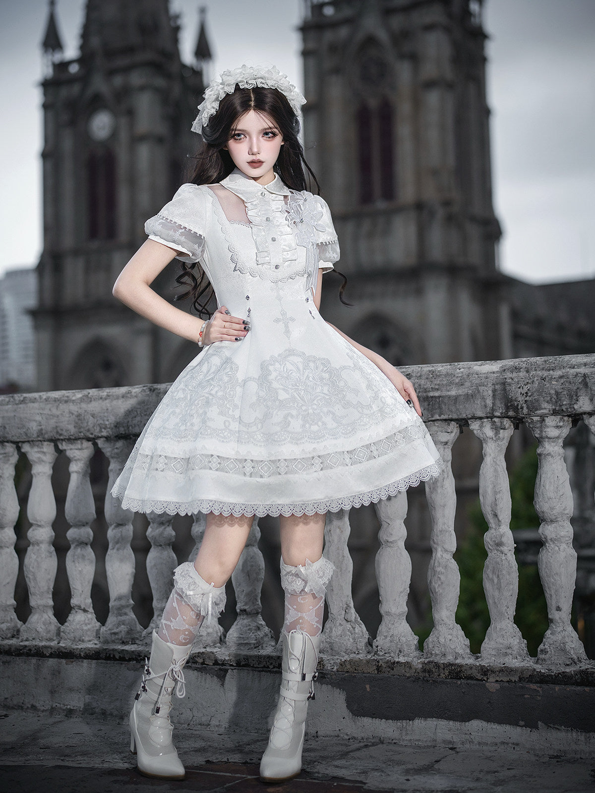 Lace Lily Lolita Classic OP Set
