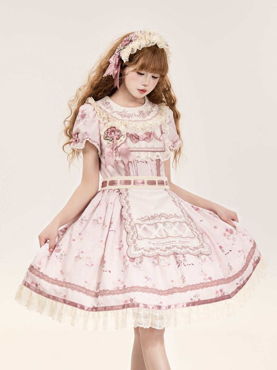 Rose Catalog Lolita Pink OP Dress