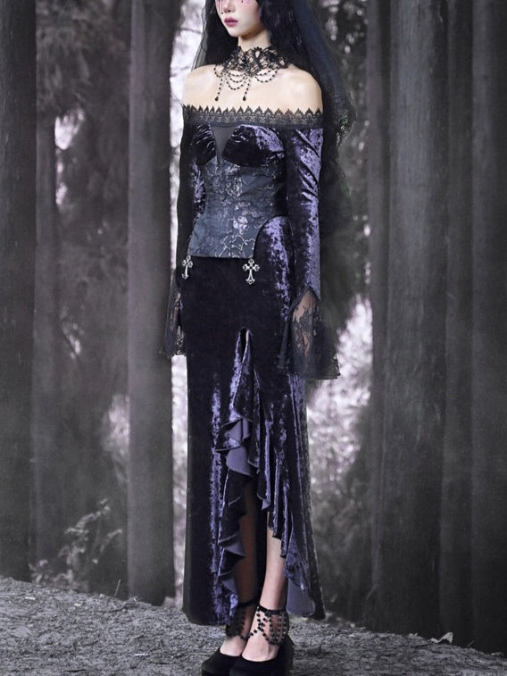 Lolita Halloween Bodycon Fishtail Dress LG1046