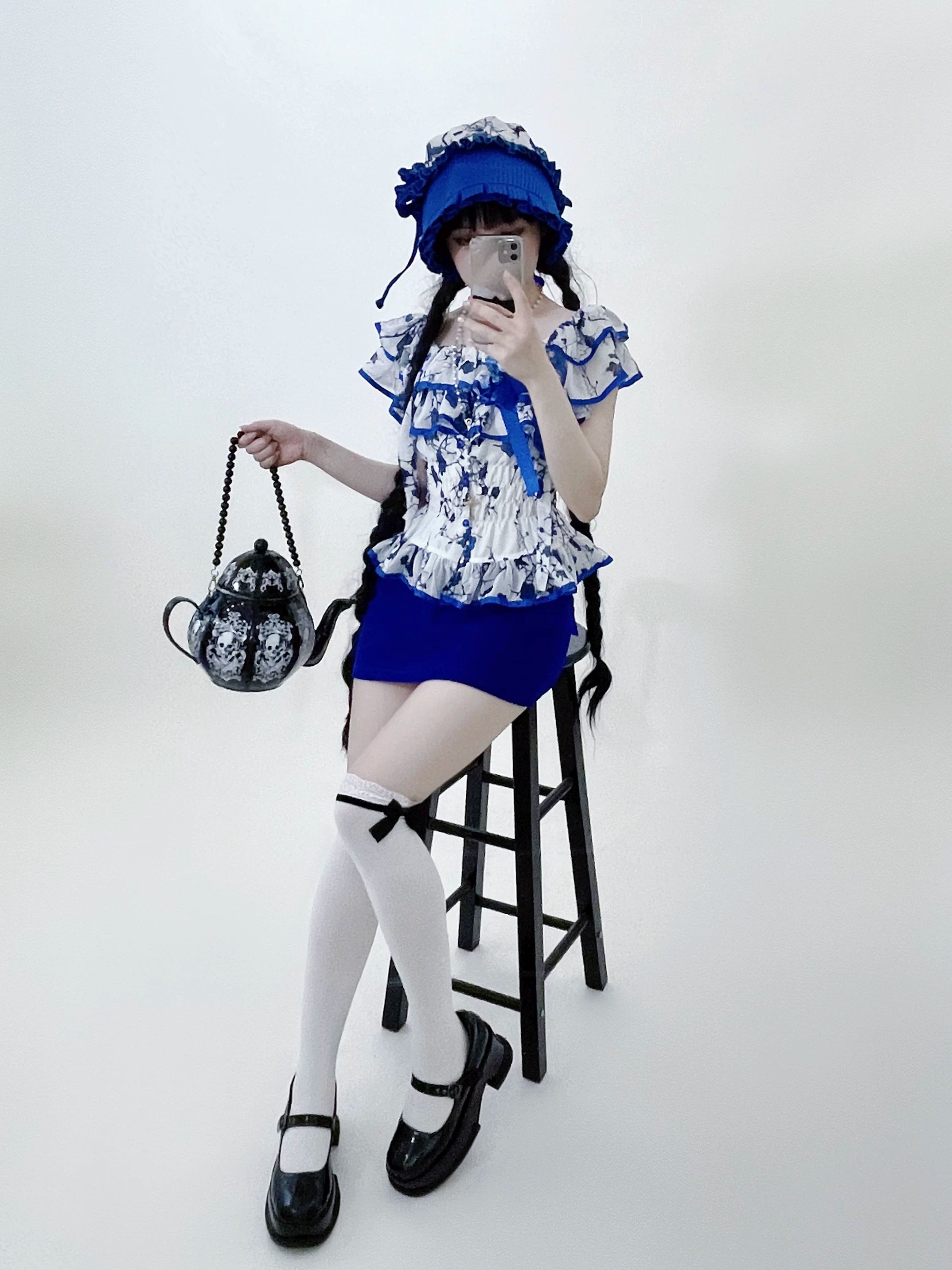 Thorned Rose Gothic Lolita Top & Skirt Set