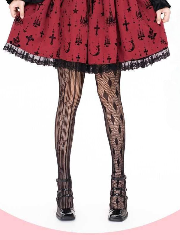 Gothic Asymmetrical Punk Socks