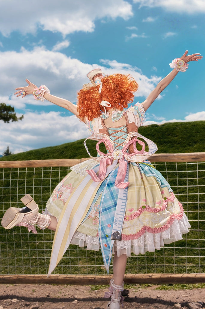 Infinity Warmth Art of Tailoring Lolita Spliced OP Full Set