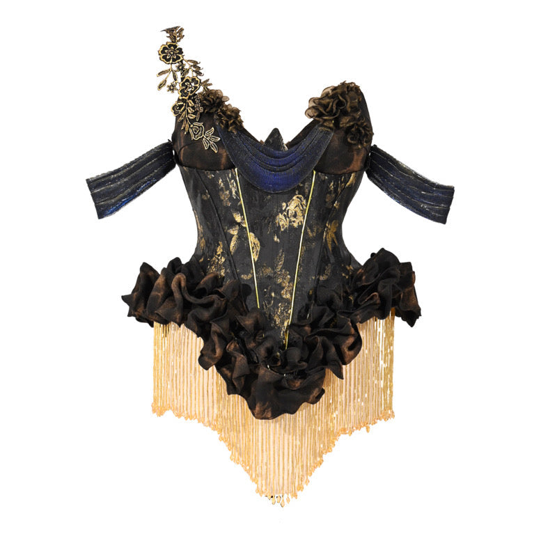 Lights Dusk Classic Boned Corset & Mermaid Skirt Set