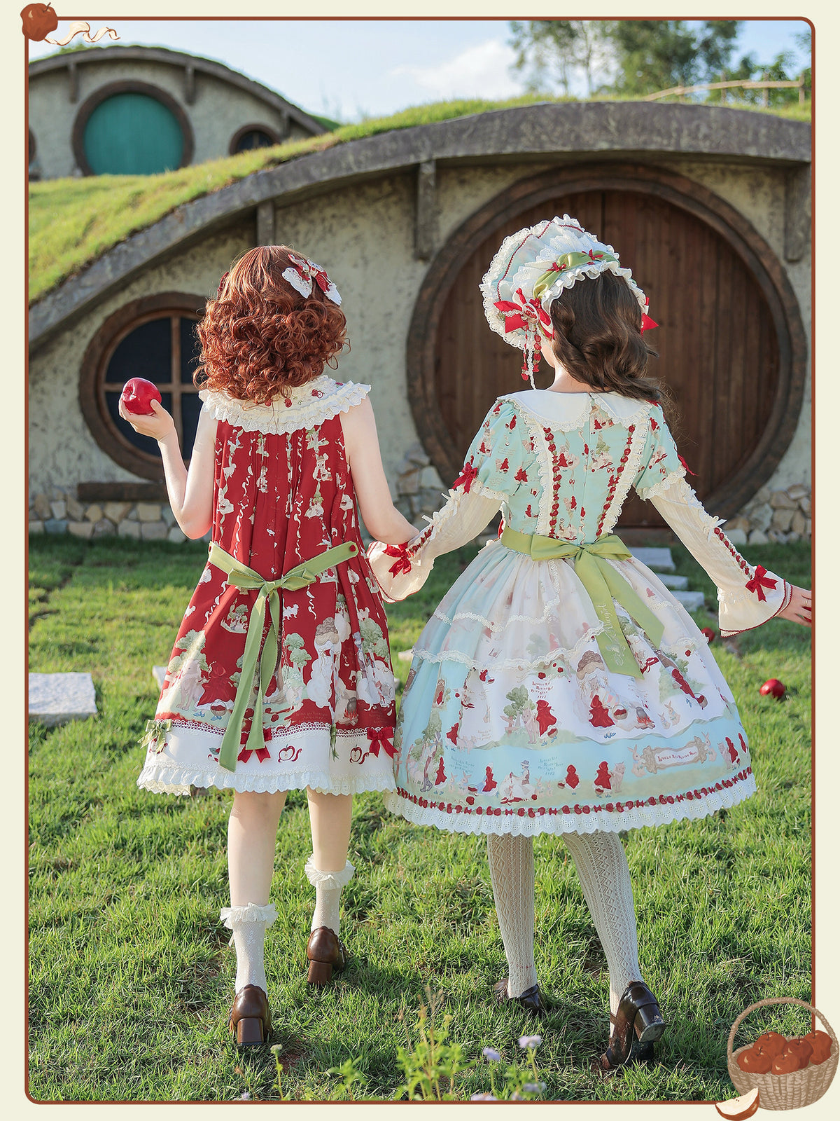 Little Red Riding Hood Original Fairy Tale Style Lolita Bustier JSK Dress
