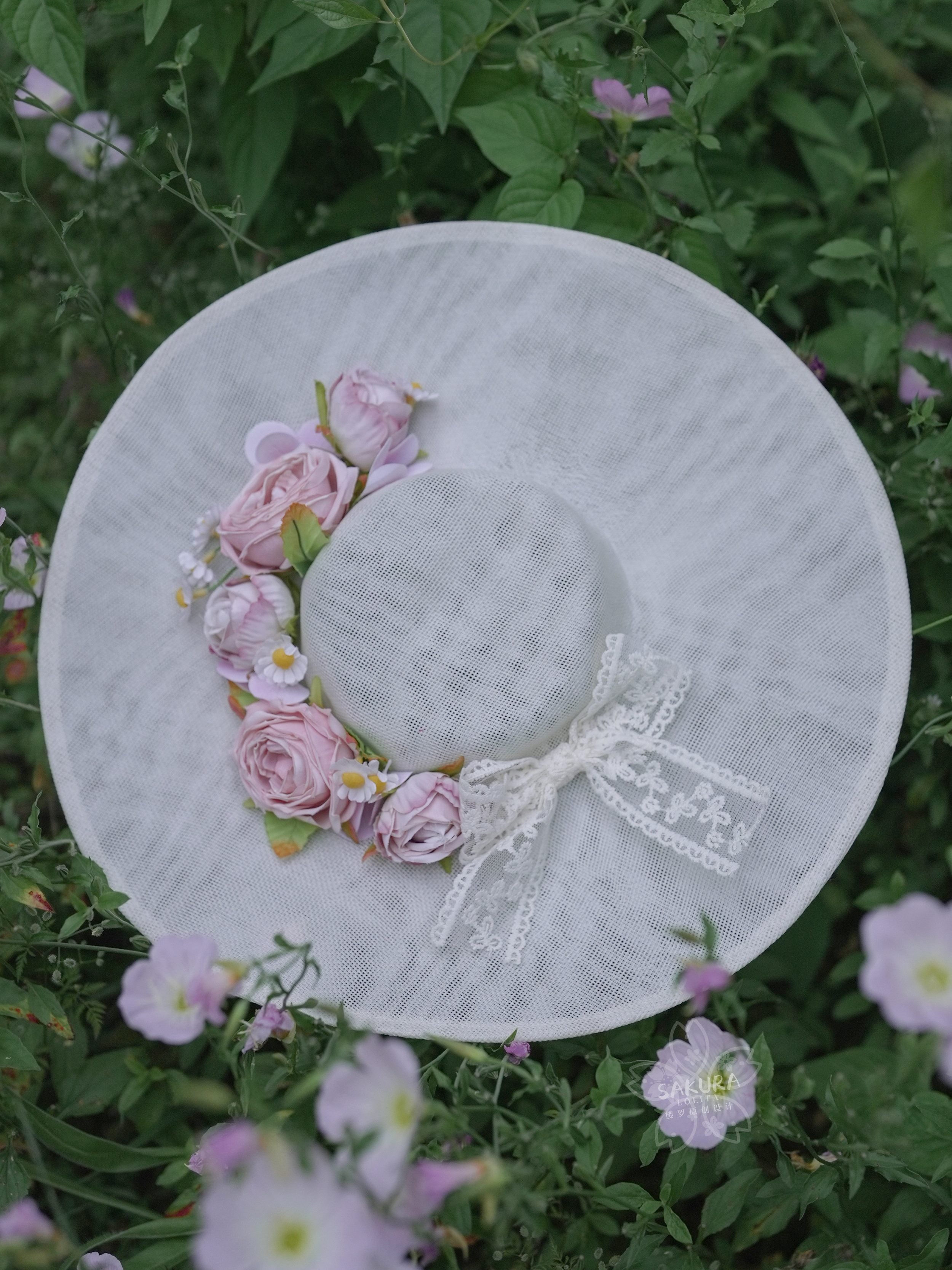 Monet's Garden Oil Painting Classic Lolita OP Dress Set