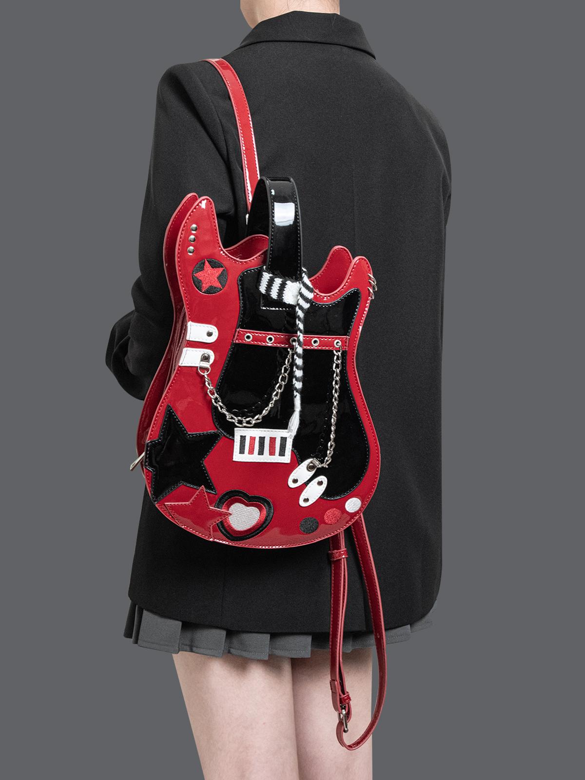 Lolita Punk Goth Guitar Backpack LE8001