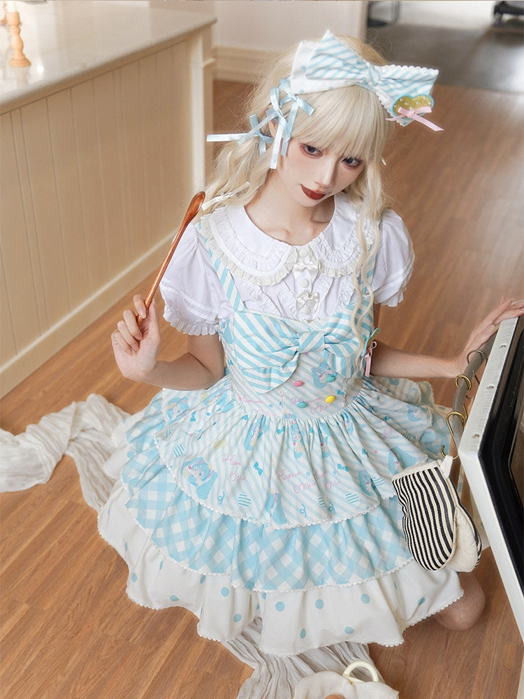 Hatsune Miku Co-branded Cake Tier Lolita JSK Dress