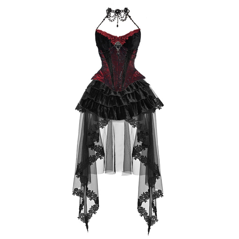 Lolita Dark Demon Suspender skirt suit LG1007