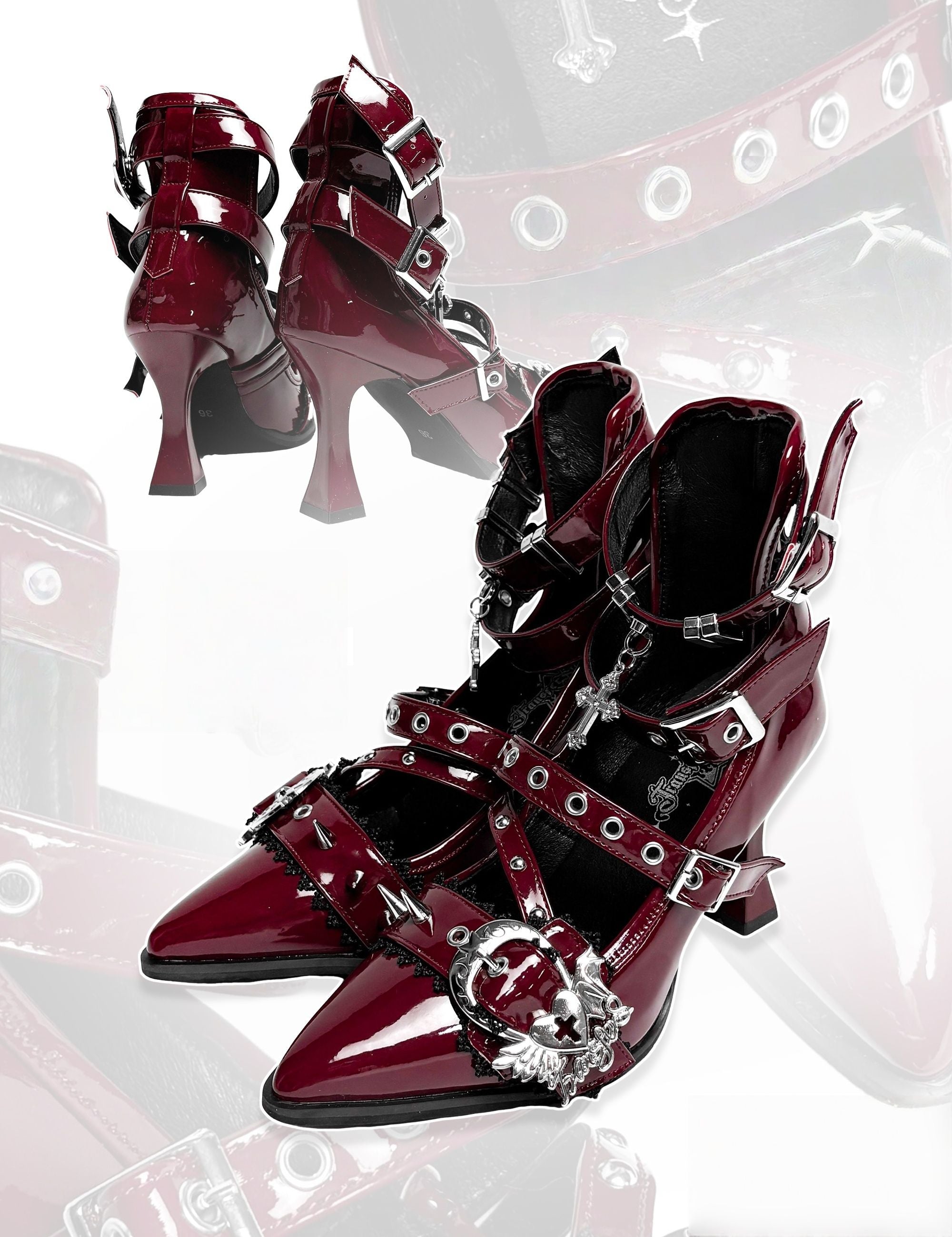 Lunar Prayer Gothic Stiletto Heels