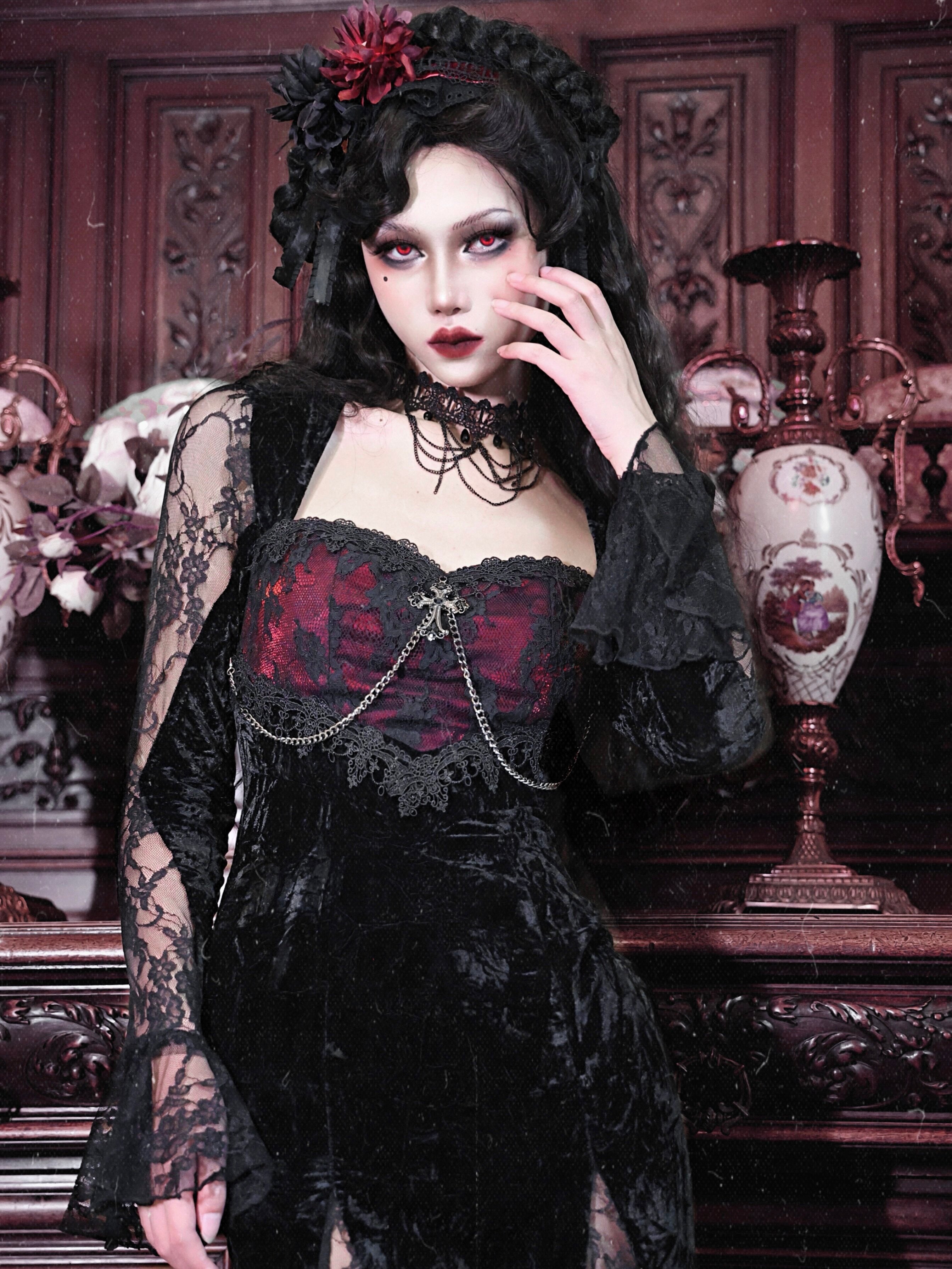 Rose Cemetery Gothic Dress
