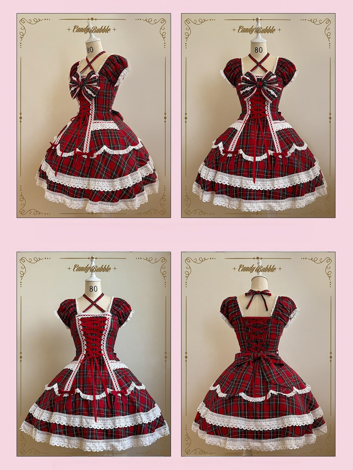 Showa Sweetheart Vintage Japanese‑Style Lolita OP Dress