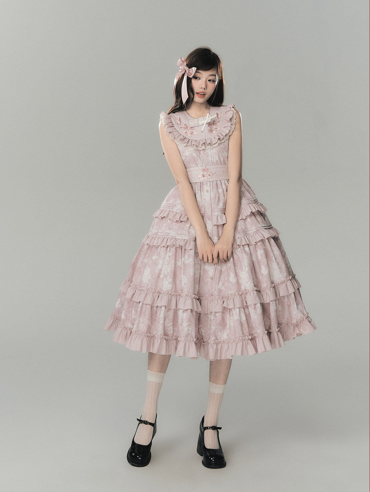 Star‑of‑Bethlehem Lily Japanese‑Style Classic Lolita JSK Dress