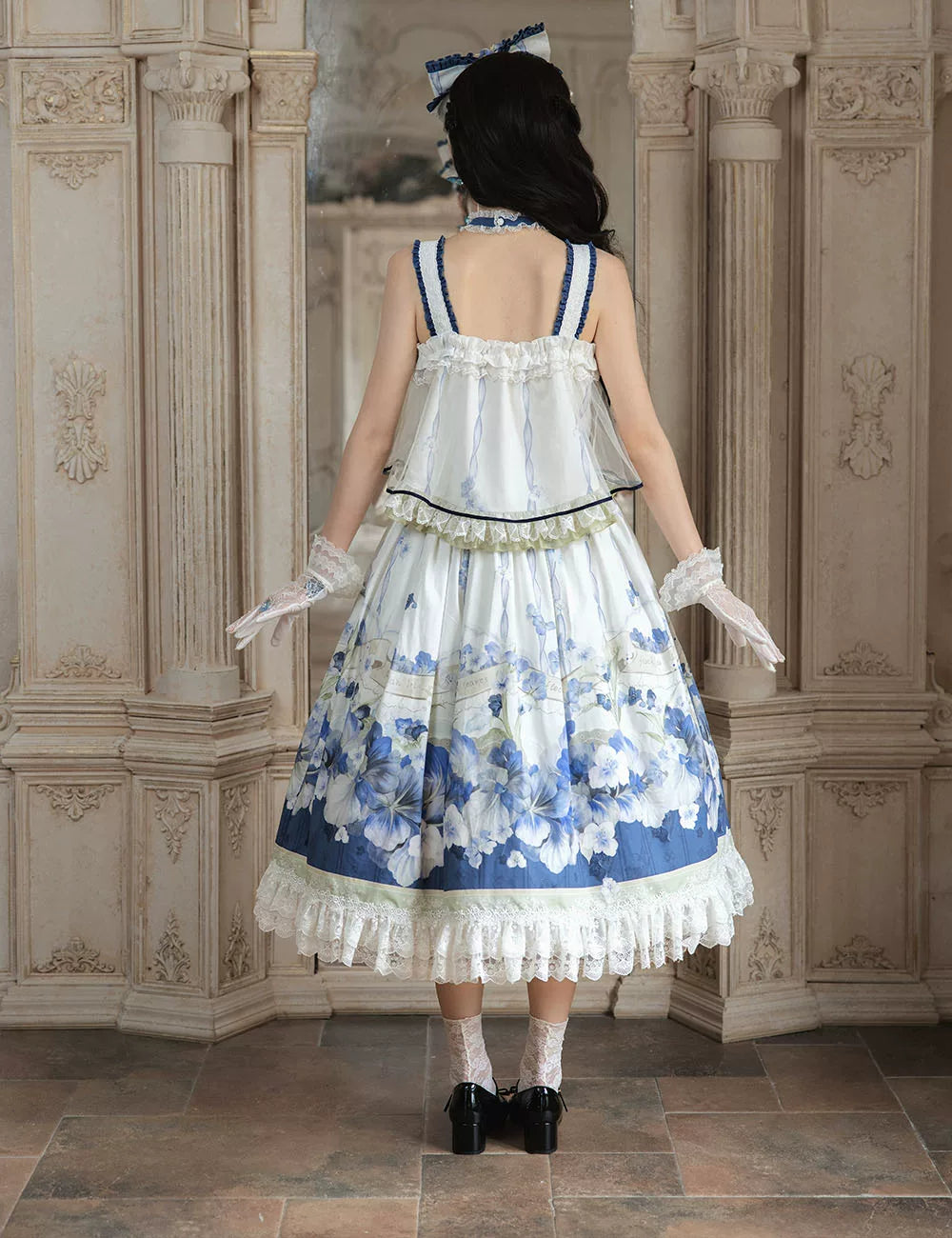 Blue Kite Lolita JSK Dress and Accessories Series