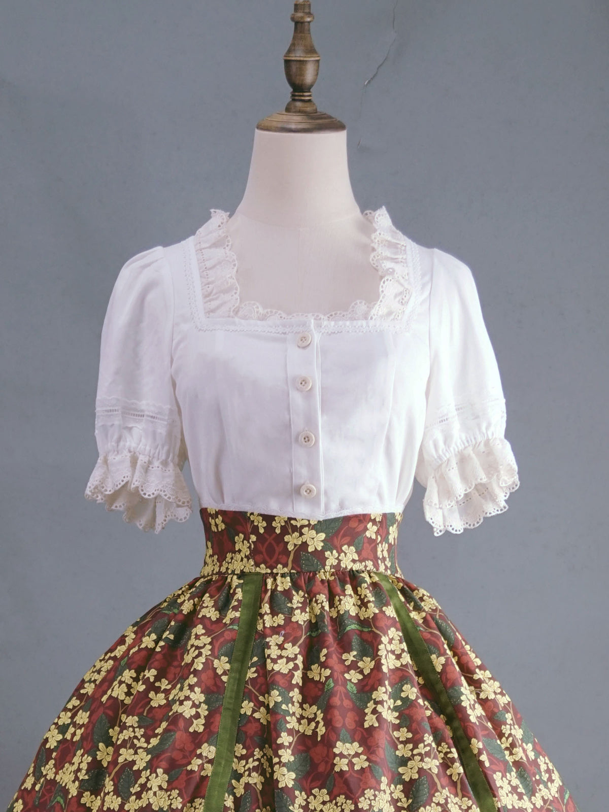 Blueberry Branches for the Woodland Bavarian Style Lolita JSK Dress