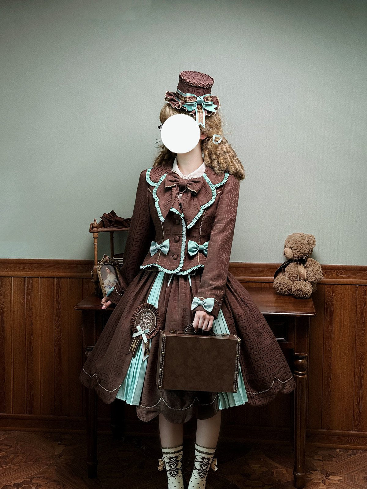 Bear Cocoa JSK Lolita Mint Green Dress