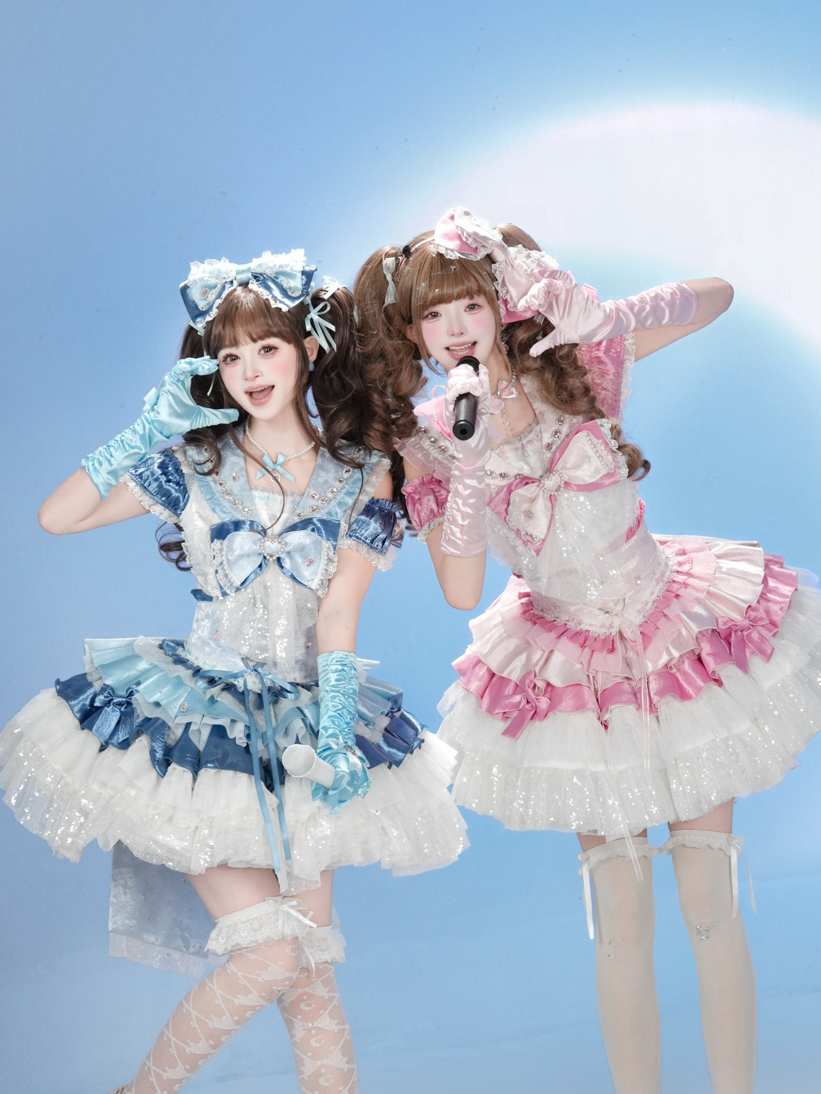 Morning Star Magical Girl Lolita Idol Costume Outfit Set