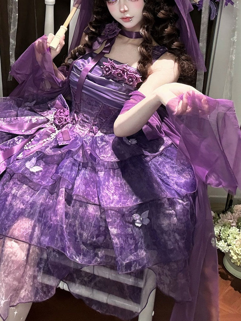 Wisteria Butterfly Lolita JSK Dress