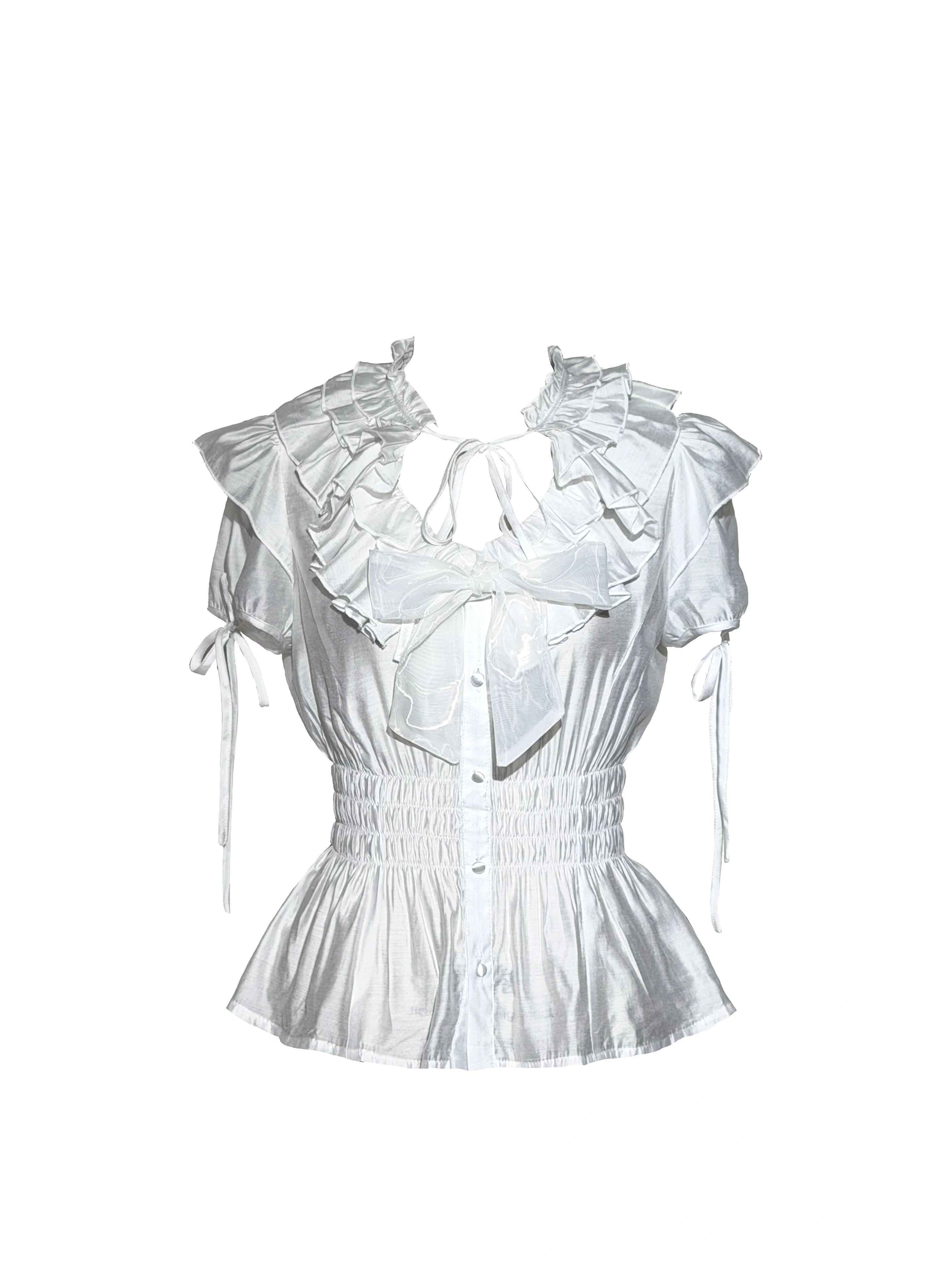 WONKA Gothic Lolita Black Top & Shorts Set