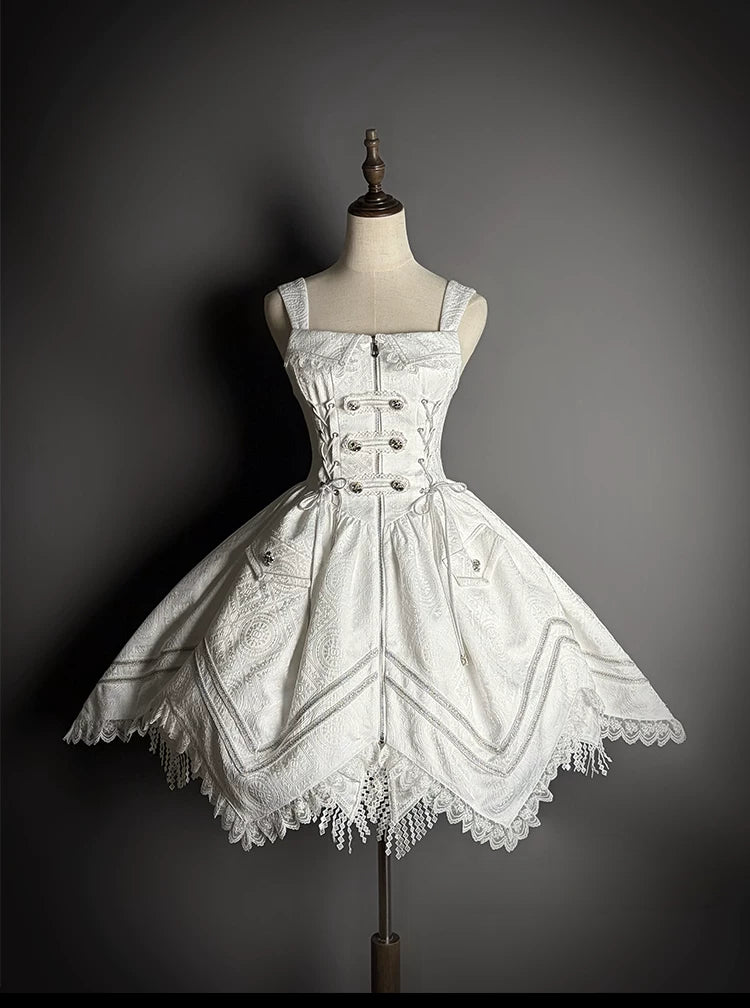 Dawn‑Bearer Gothic Lolita JSK Jumper Skirt Dress Set