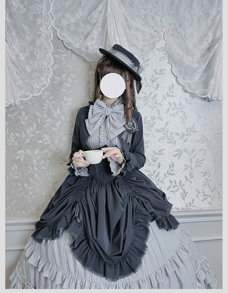 Victoria Duke Gray Classic Lolita Full Set
