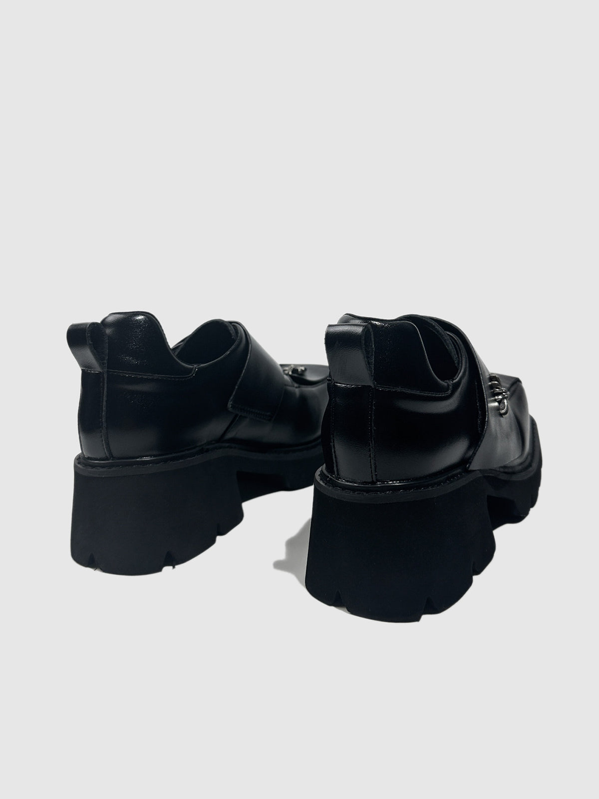 Spanish‑Inspired Dark Gothic Punk Chunky Platform Shoes