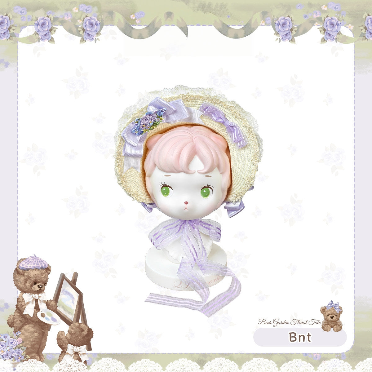 Bear‑Garden Floral Tale Sweet Printed Lolita JSK / OP Dress Accessories