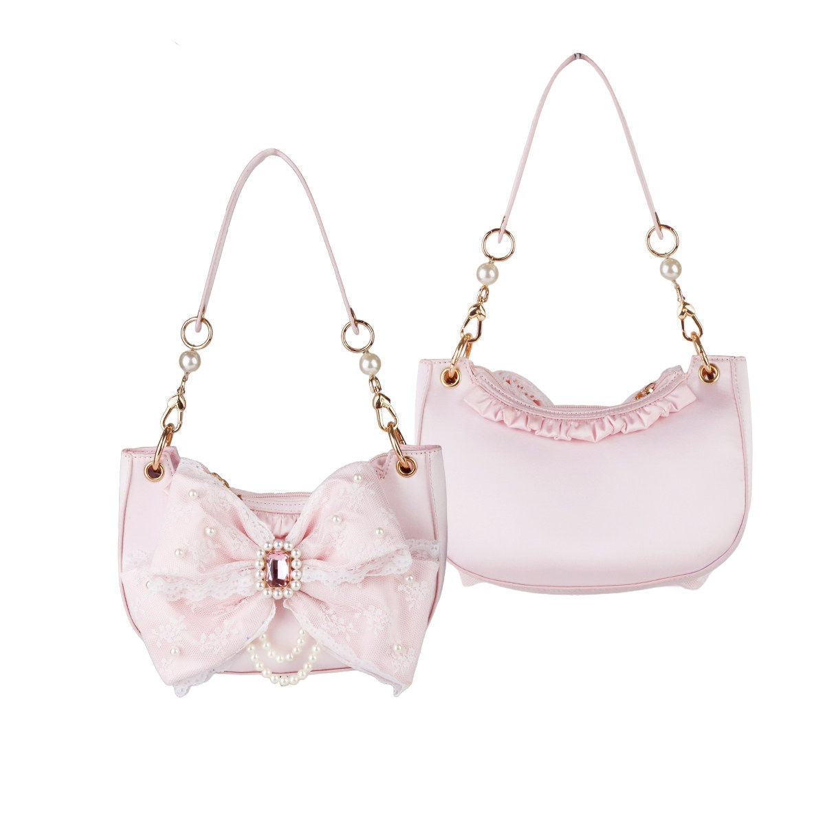 Lace Love Lolita Bow Single Shoulder Bag