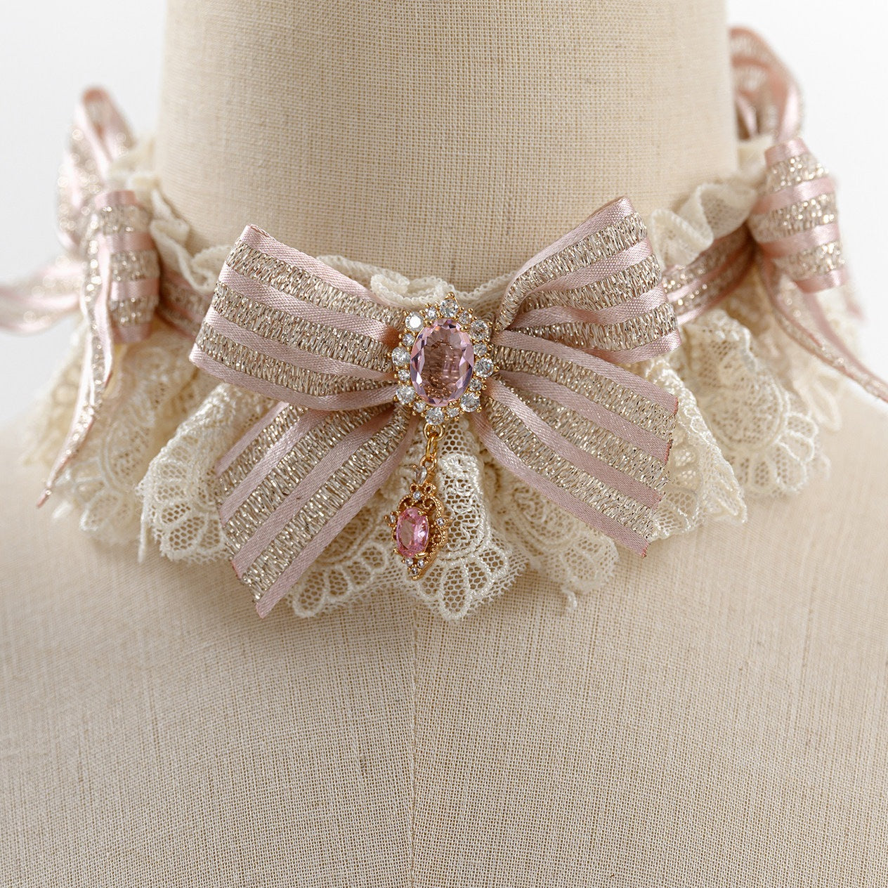 Peacock Feather SP Bridal Lolita Pink JSK Dress
