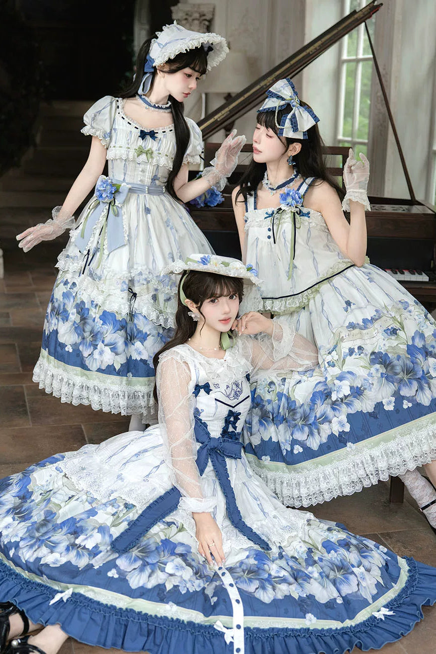 Blue Kite Lolita JSK Dress and Accessories Series