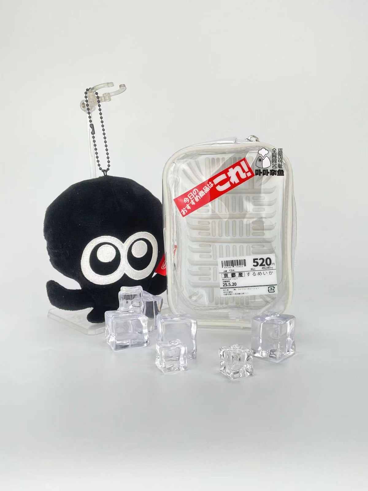 Sushi Fresh Series Clear Blind‑Box Style BJD Doll Carrier Display Bag
