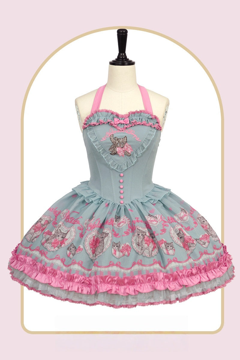 Cupid Kitten Lolita Waist JSK & OP Dress