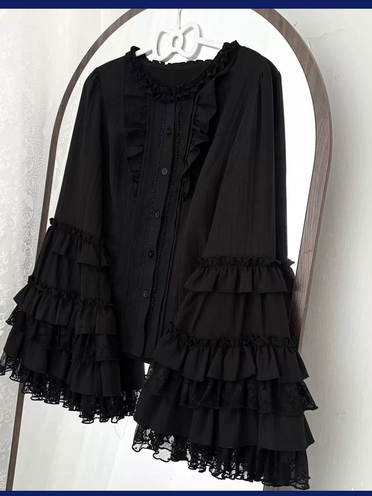 Frost Descent Lolita Floral Wall JSK / OP Dress