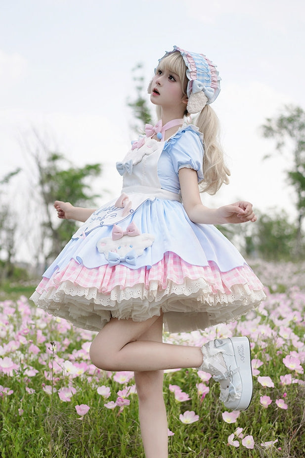 Baa Baa Story Lolita Puff Sleeve OP Dress
