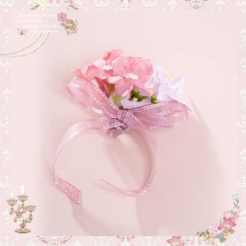 Pink Jacquard Print Sweet Classic Lolita JSK