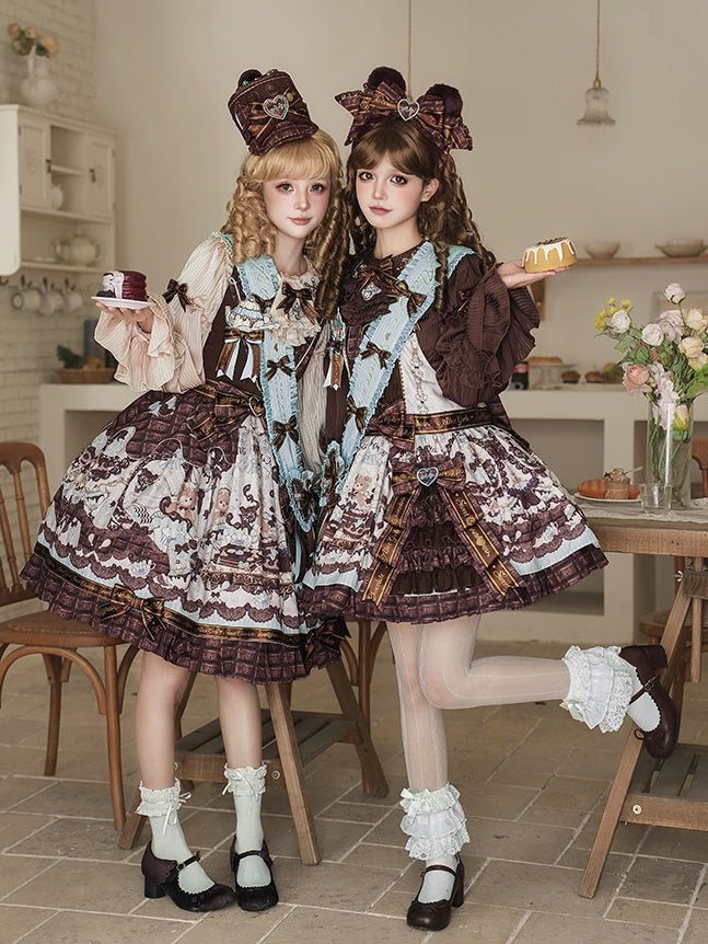 Bear Cocoa Doll-like Lolita Suspender Dress