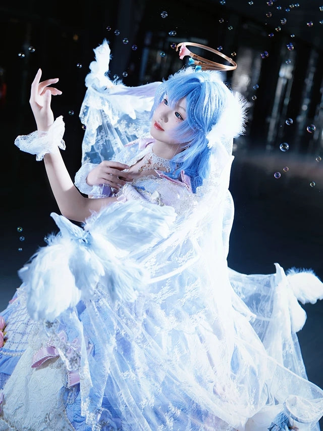 Electric Bird Veil Lolita Tea Party Show Styling Set